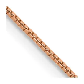 14K Rose Gold Box Chain