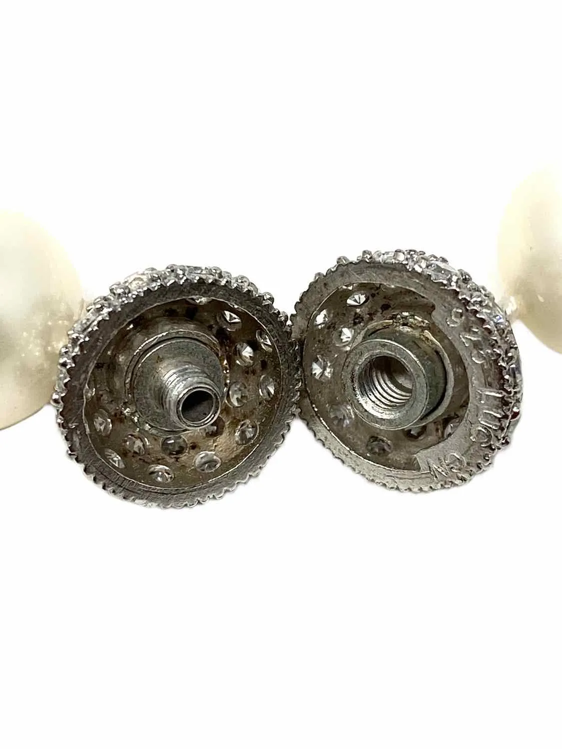 14MM White Faux Pearl Necklace