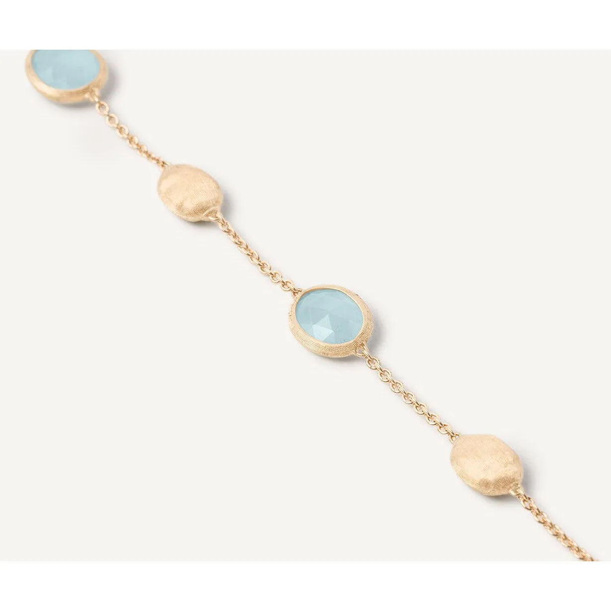 18K Siviglia Gold Bracelet w/Aquamarine - BB1874 AQ01 Y