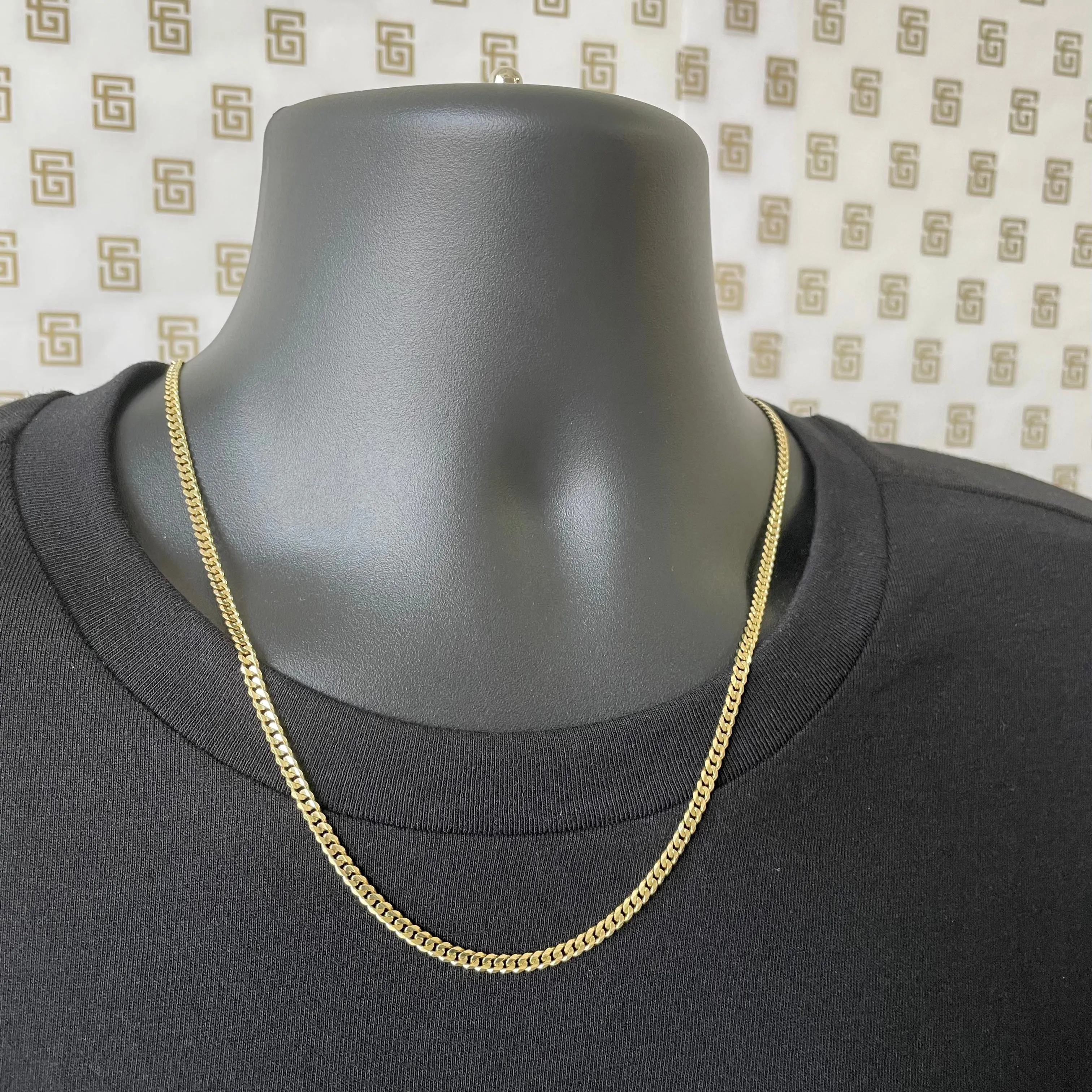 3.5MM Concave Curb Chain