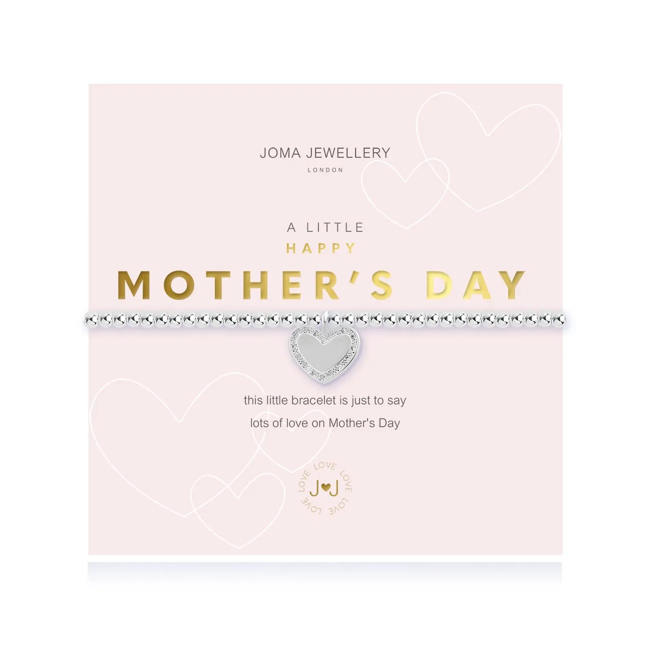 A Little Happy Mother's Day Silver Plated Bracelet
