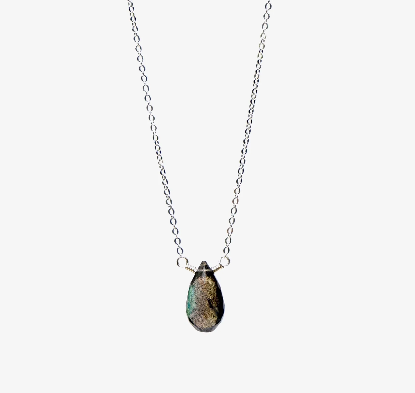 Ava Necklace ~ Labradorite