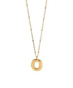Balloon Initial Pendant Necklace