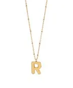 Balloon Initial Pendant Necklace