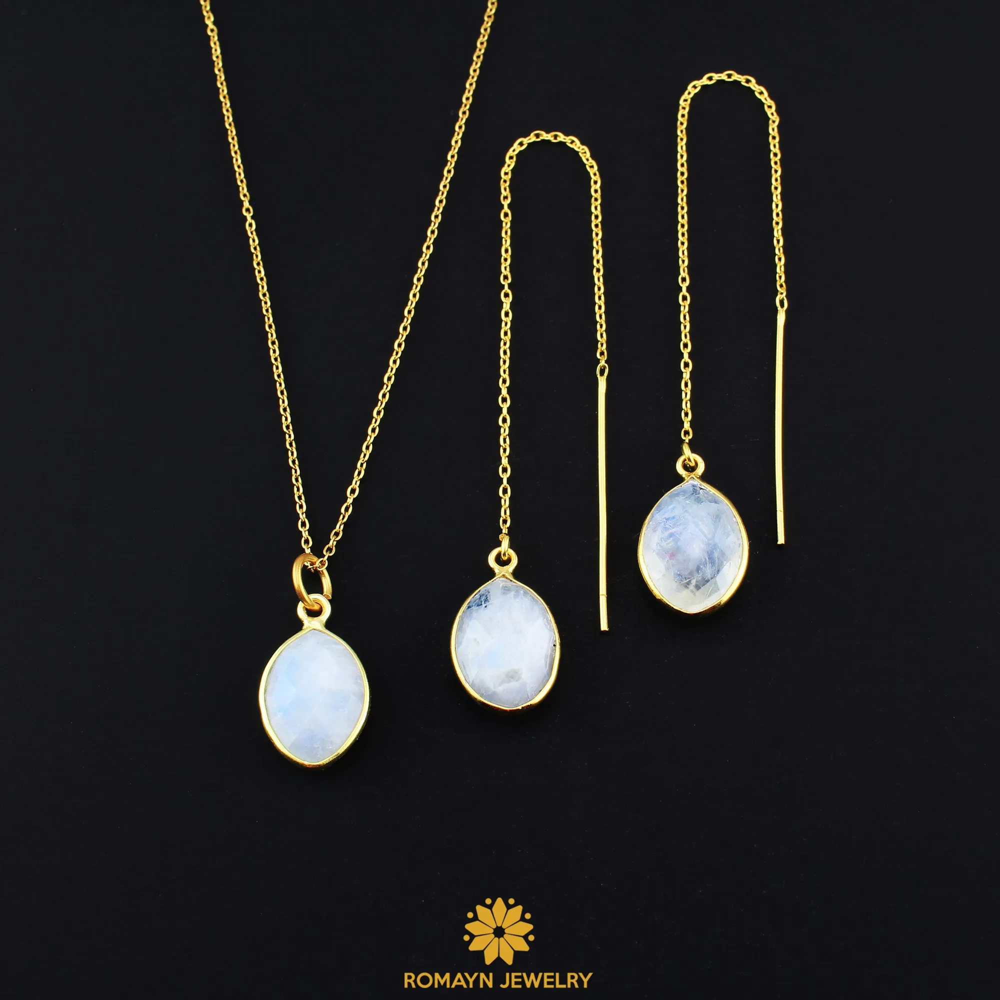 Birthstone Earrings Necklace, Wholesale Price