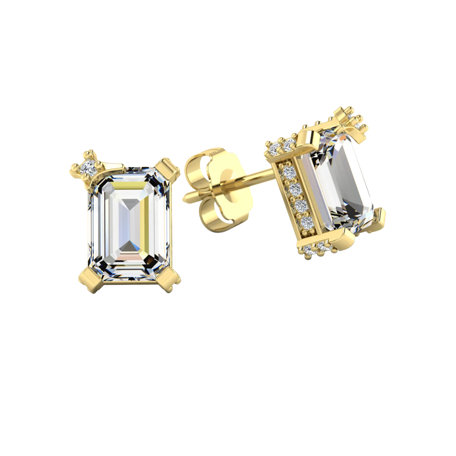 Birthstone Stud Earrings