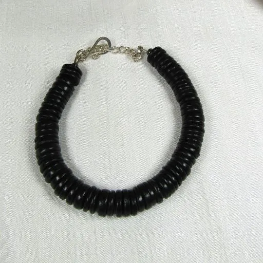Black Surfer Bracelet Men's