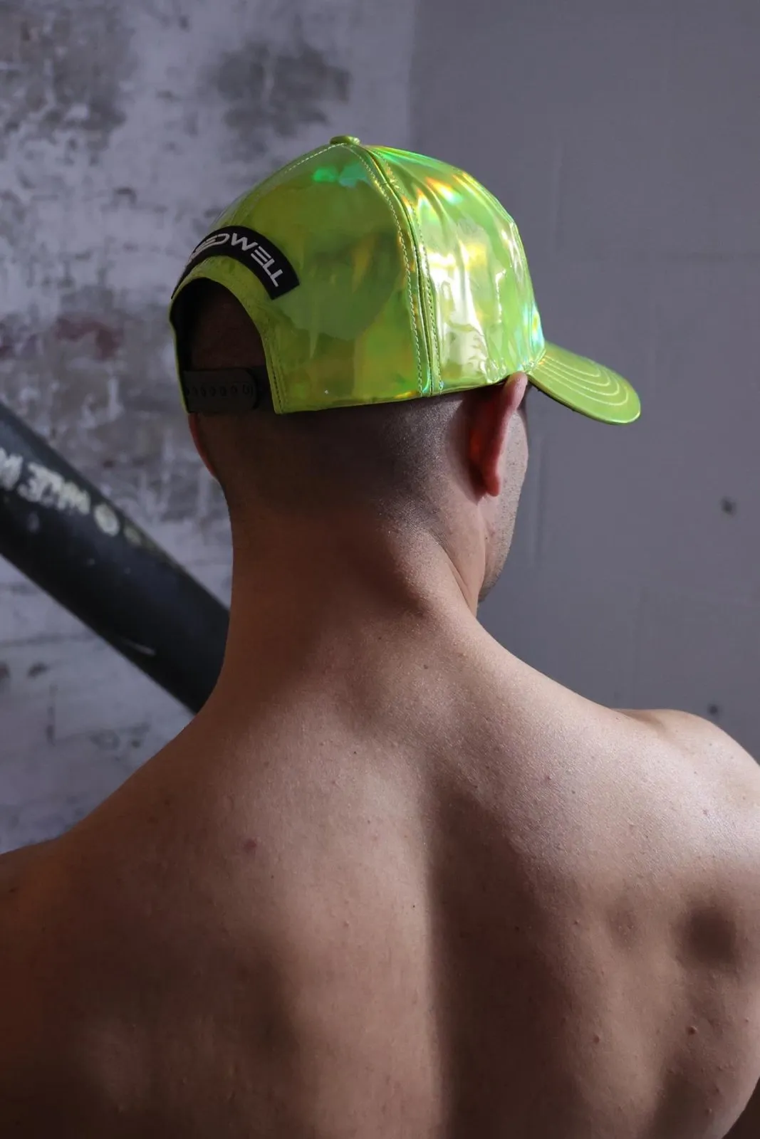 Breedwell Cyber Holo Hat, Lime