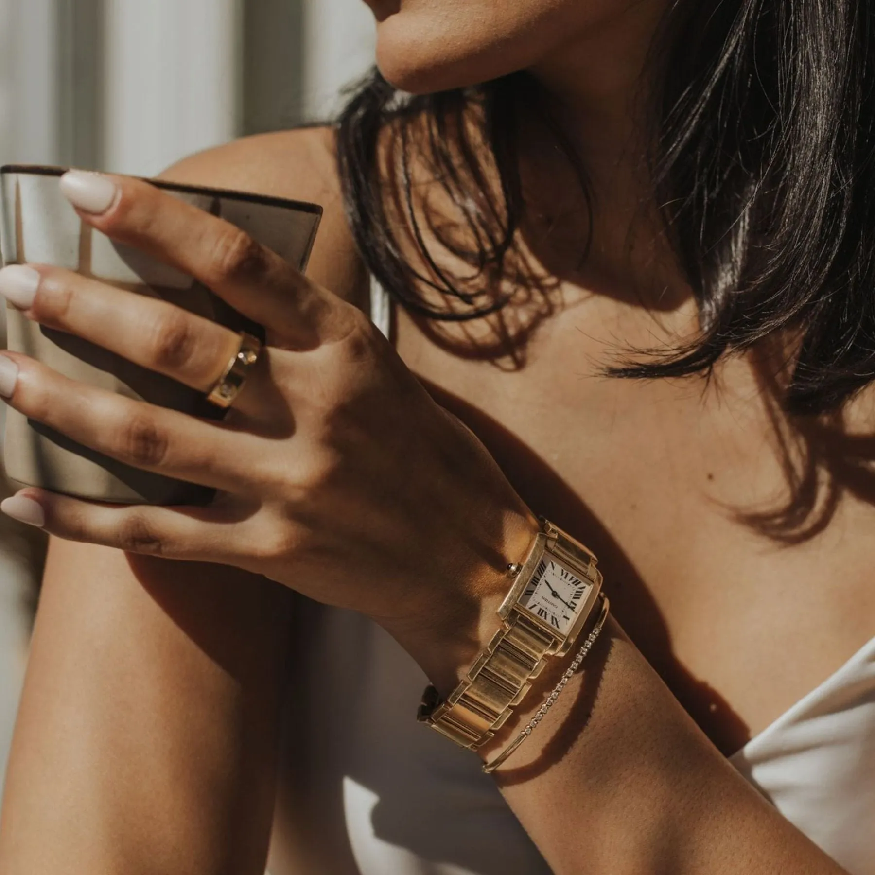 'Cartier' Tank Française Watch | Model 1821
