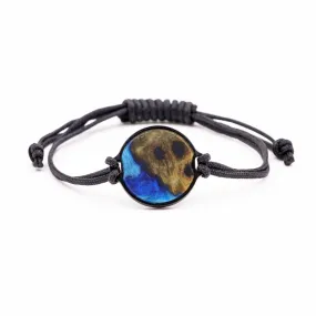 Circle Wood Resin Bracelet - Carlyn (Light Blue, 592144)