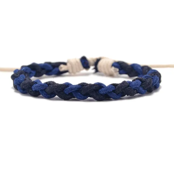 Cotton Multicolor Cotton Woven Bracelet 純棉多色編織手鍊 KJBR16056c