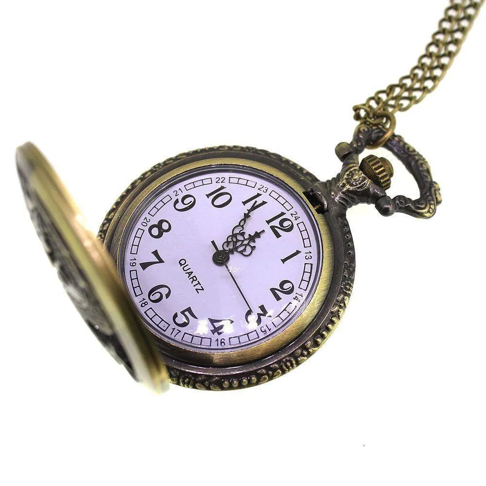 Dragon Antique Bronze Coloured Pocket/Necklace Watch