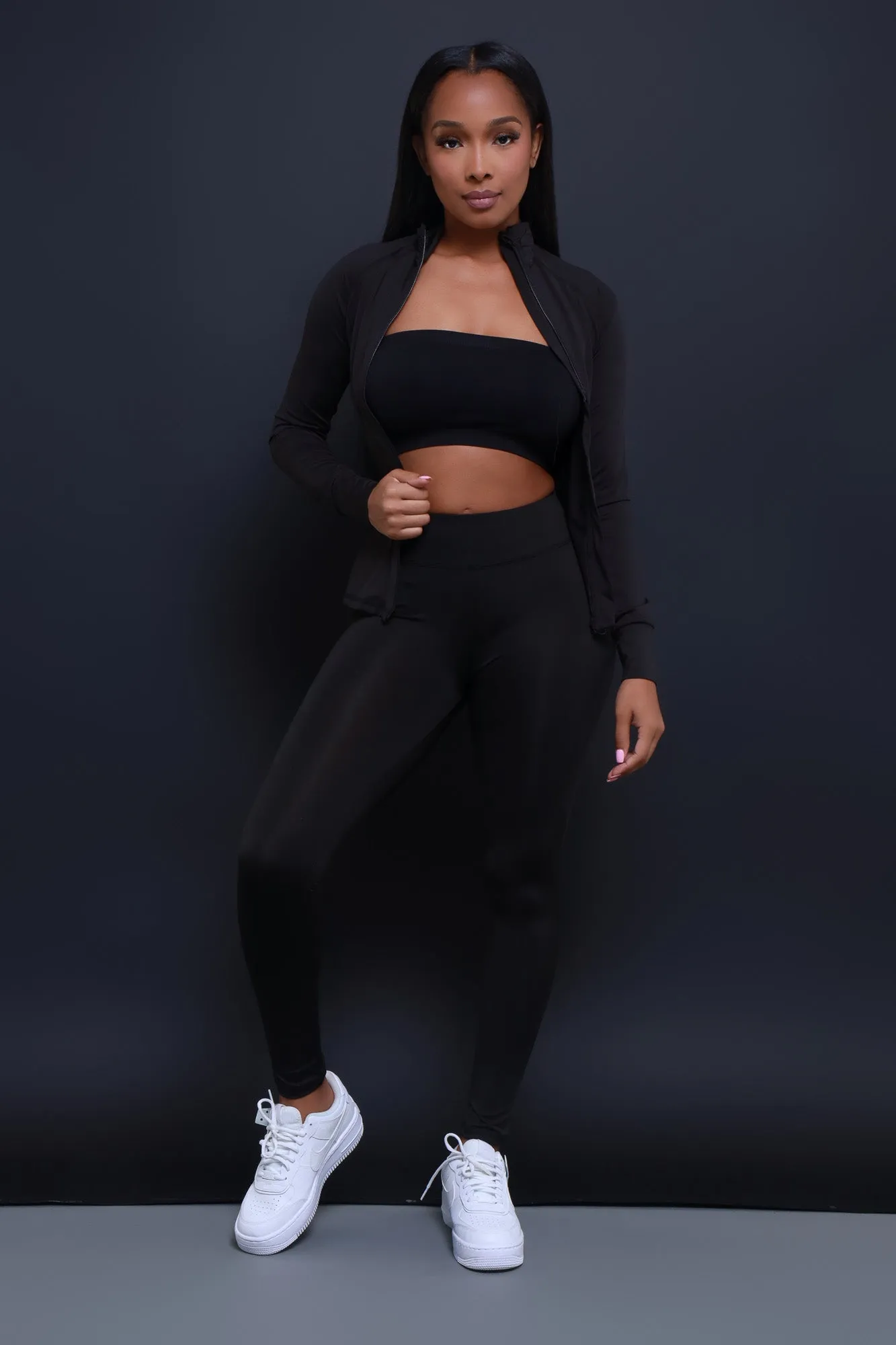 Easy Fit Athletic Set - Black