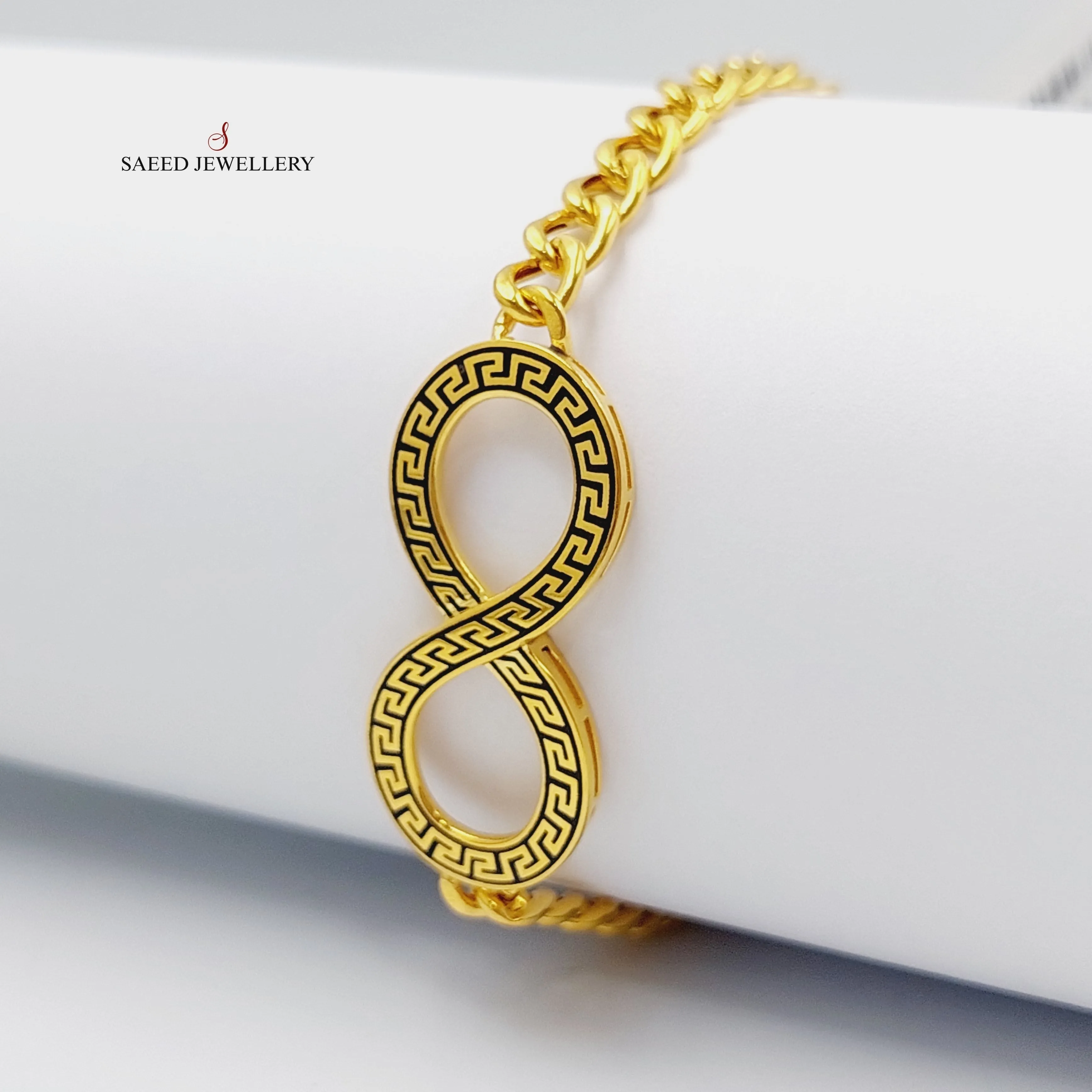 Enameled Infinite Bracelet