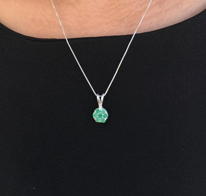 Flower Topaz Pendant - Mystic Topaz Necklace - Flower Necklace