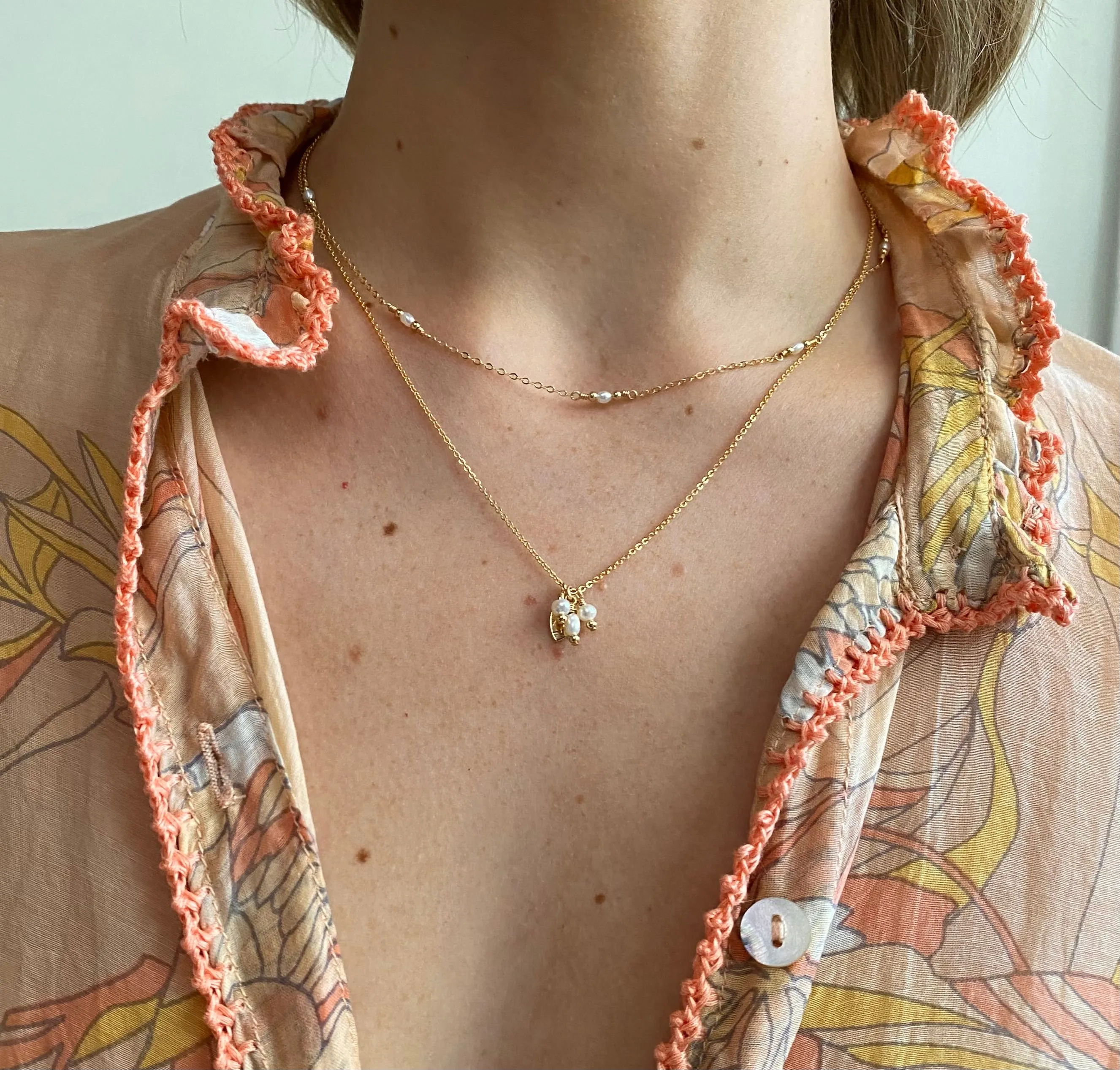 Freya Necklace - Pearl