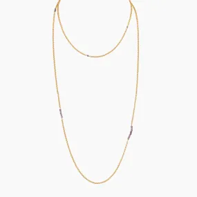 Golden Ratio Iolite Necklace