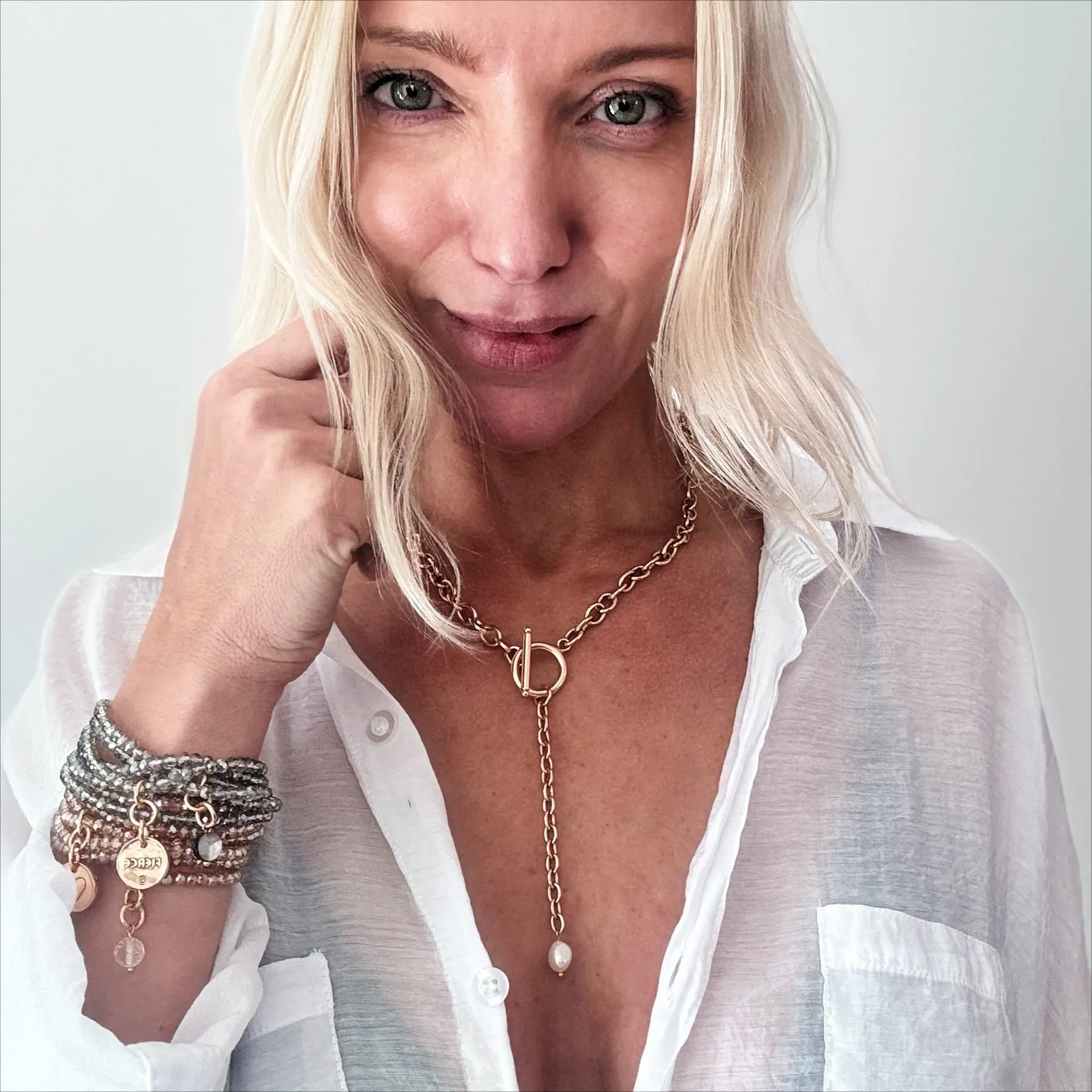 GRACE | FEATHER | Midi Choker