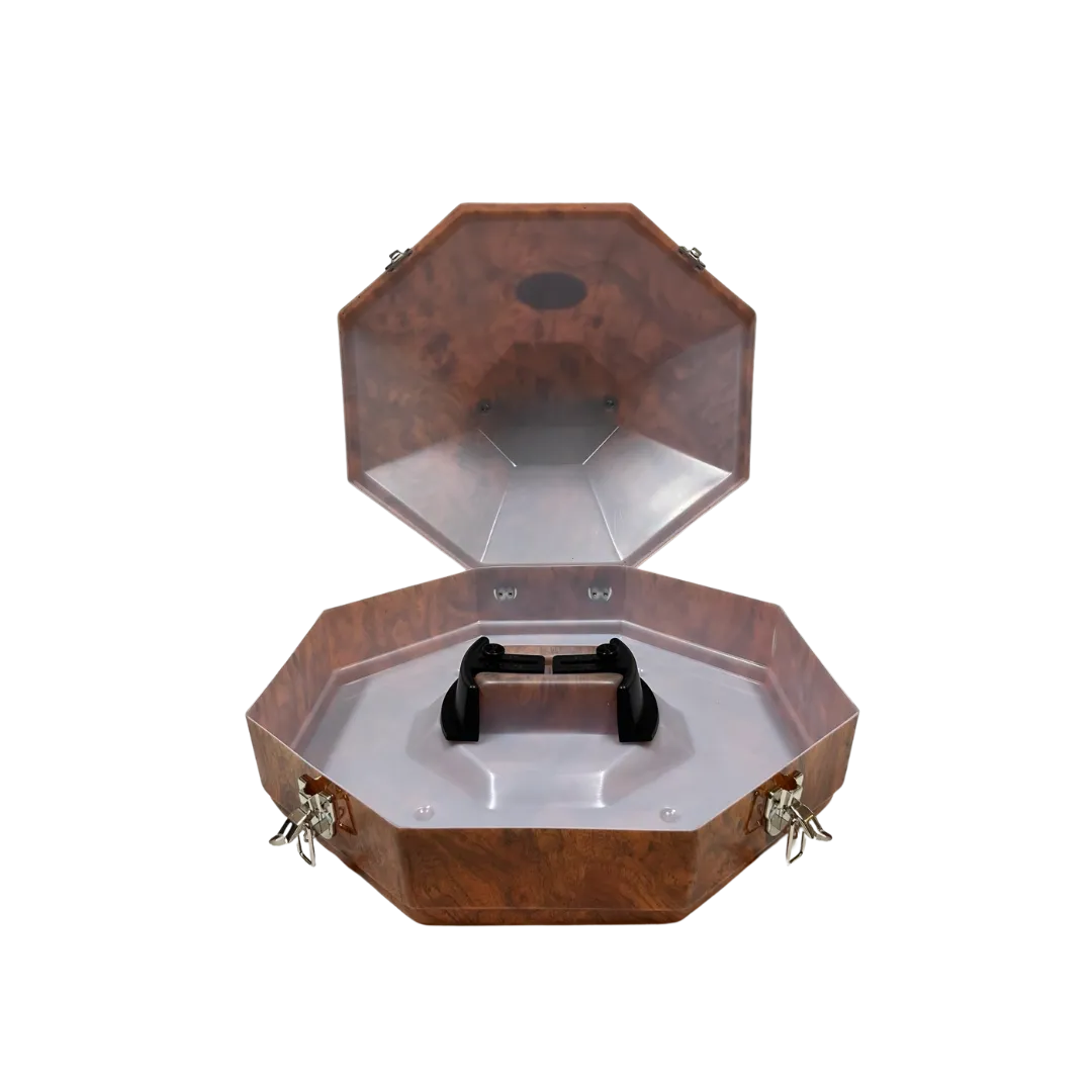 Hammer Plastics Walnut Wood Hat Can