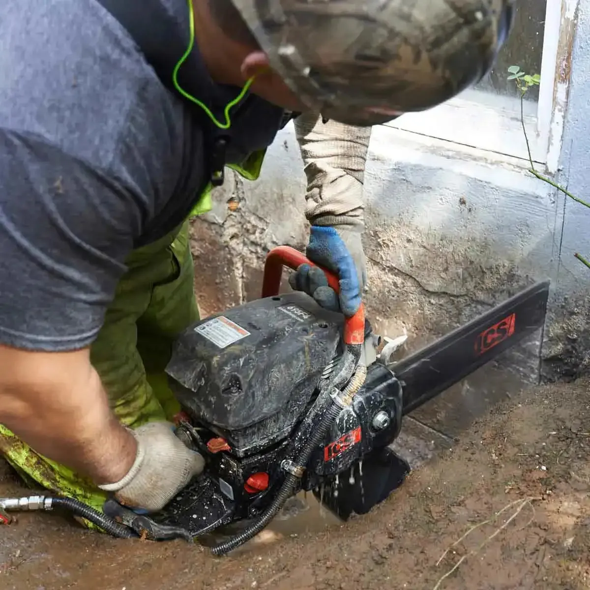 ICS 695XL-F4 Concrete Chain Saw Package