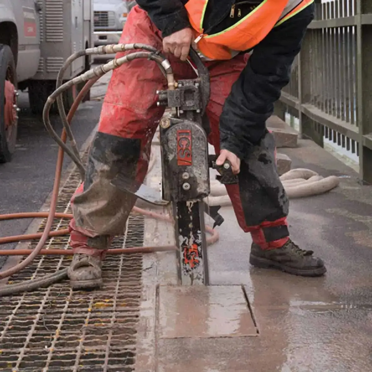 ICS 890F4 Hydraulic Concrete Chain Saw Powerhead Only