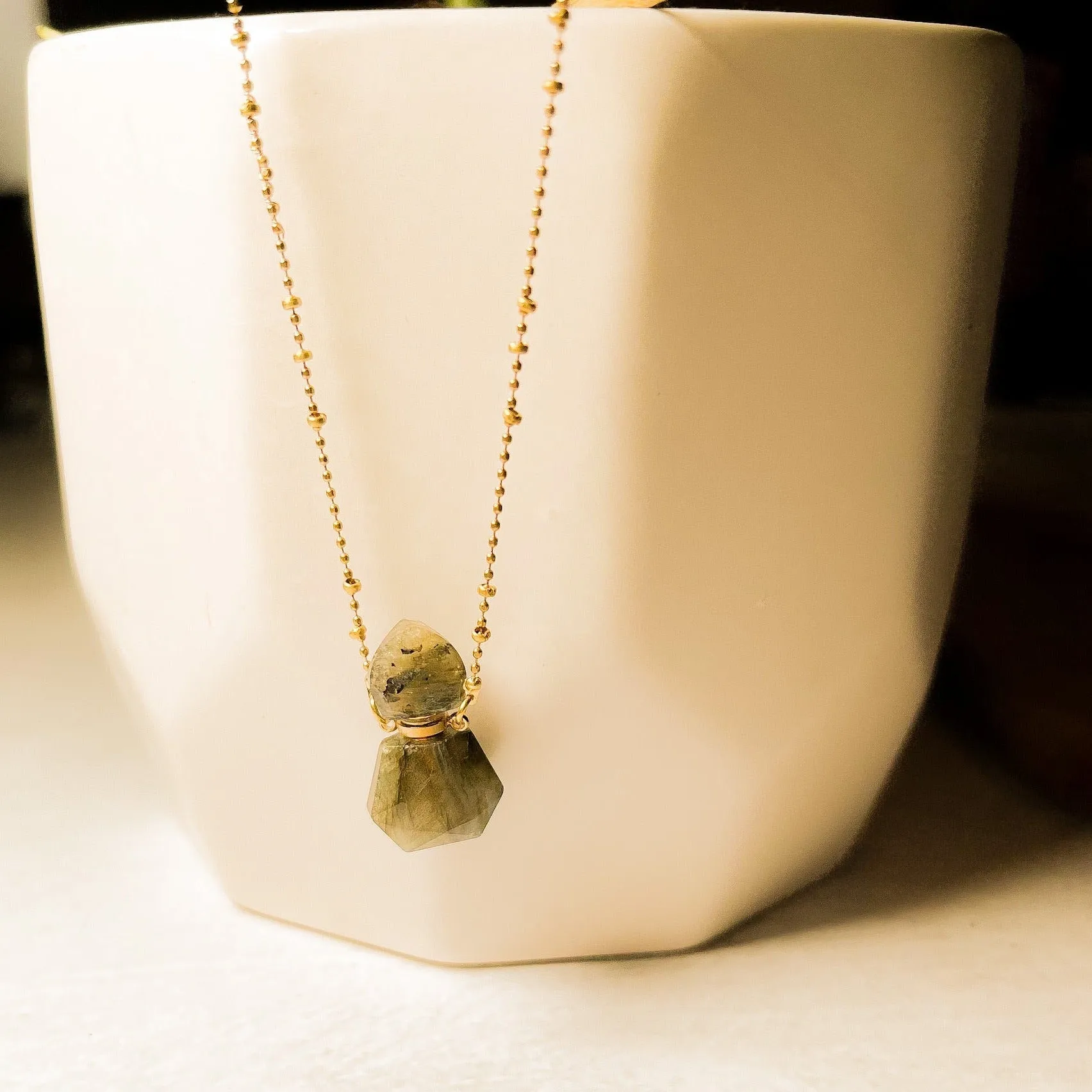 Jeanie : Small Bottle Necklace