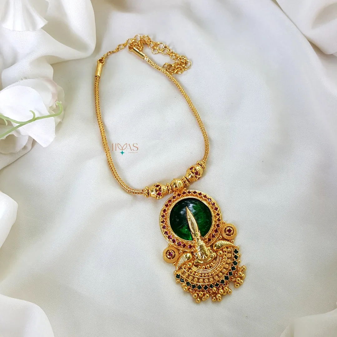 Kadhakali Pendant Necklace