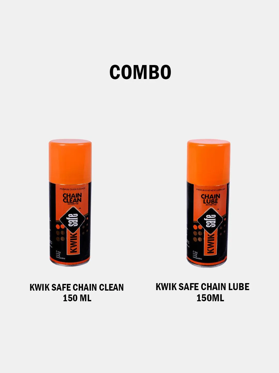 KWIK SAFE CHAIN LUBE   CHAIN CLEANER COMBO