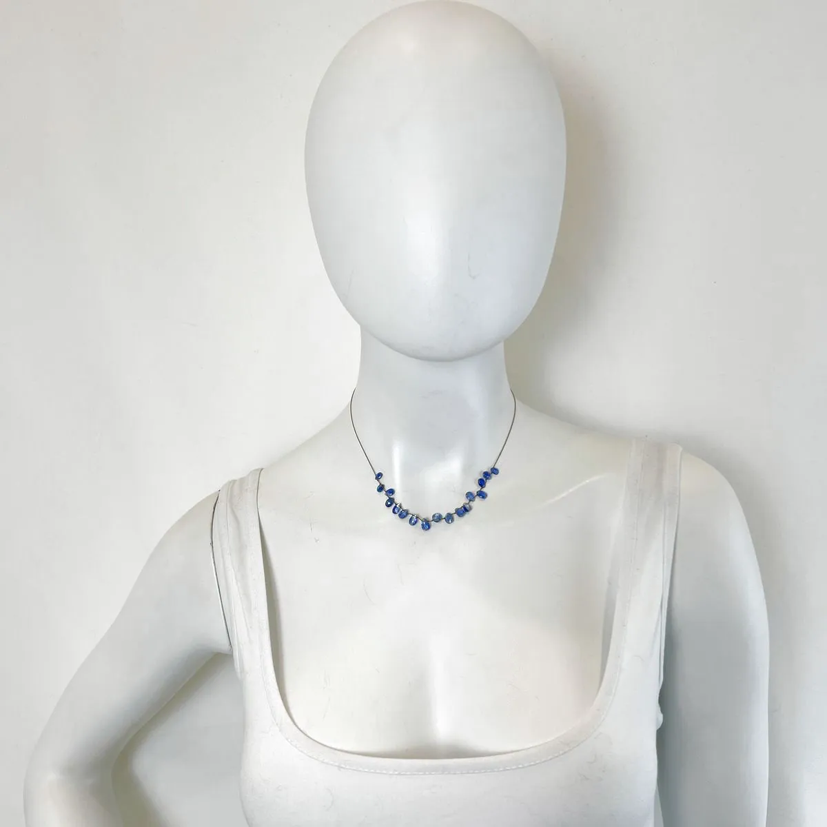 Lena Skadegard Kyanite Petal Necklace