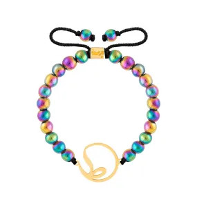 Letter ط Stone Bracelet
