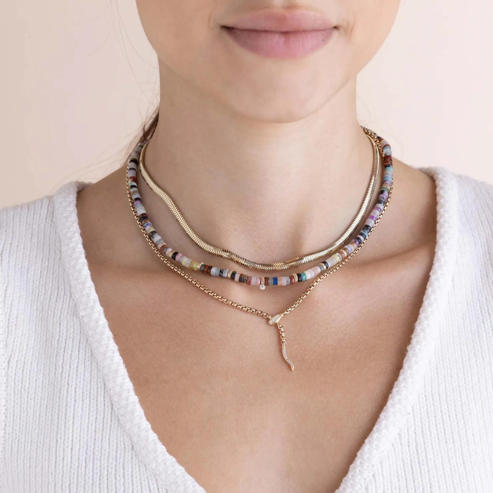 Mixed Gemstone Necklace
