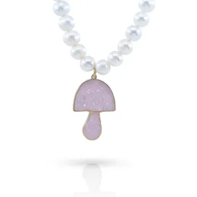 Mushroom Gemstone Necklace