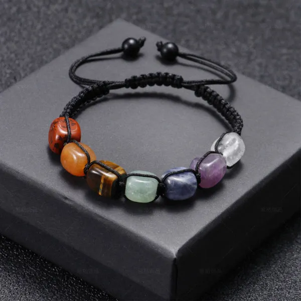 Natural Colored Crystal Bracelet 天然彩色水晶手鍊 KJBR16100