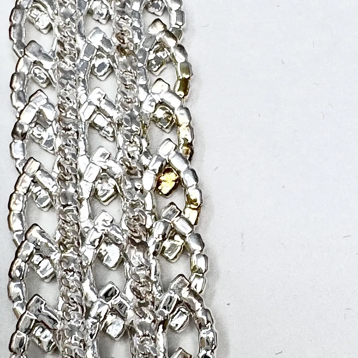 New Cubic Zirconia Necklace and Earring Set