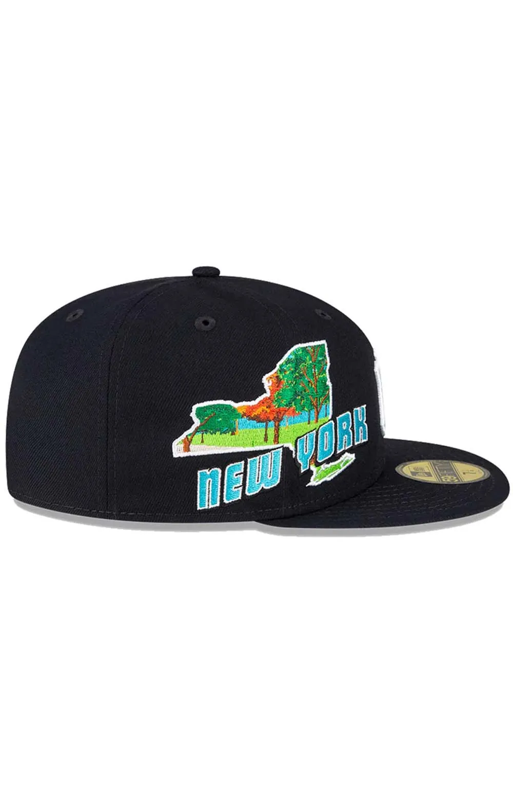 NY Yankees Stateview Classic Fitted Cap