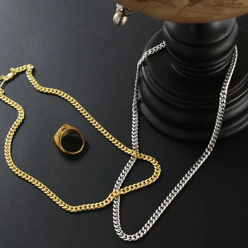 Our Future Son In Law Cuban Necklace. Son In Law Gift on Wedding Day, To My Son In Law on His Wedding Day
