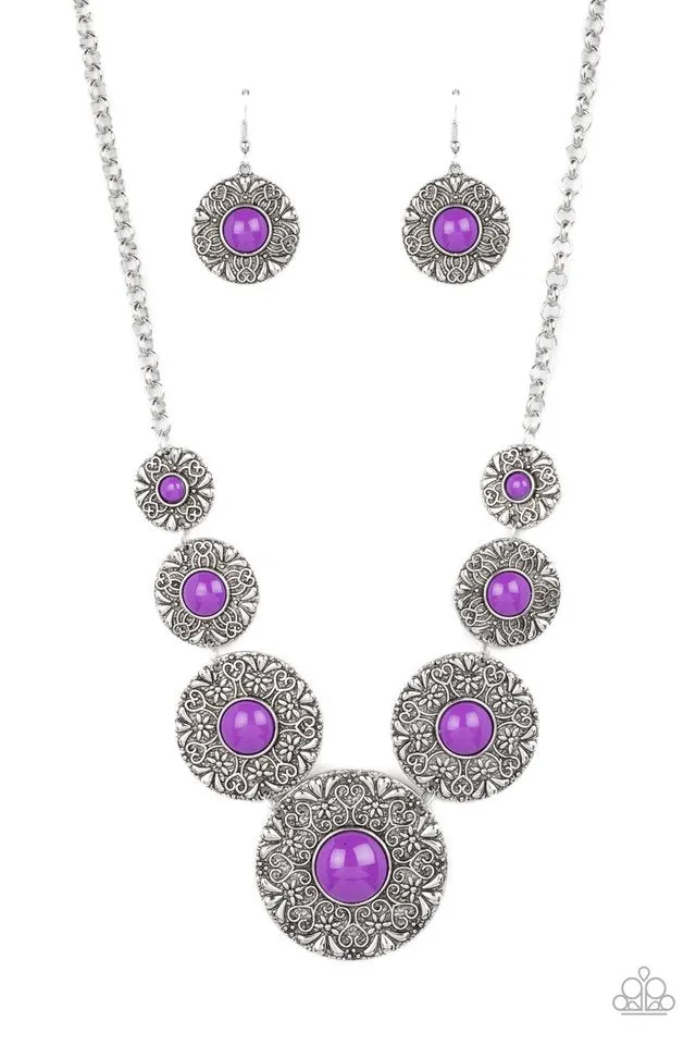 Paparazzi Necklace ~ Garden Glade - Purple