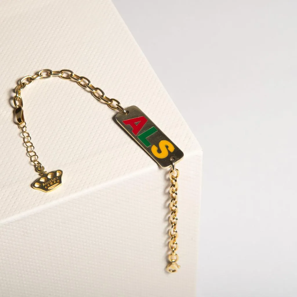 Personalised Initial Enamel Bracelet