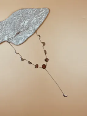 Phases Choker In Brass In Silver Tone