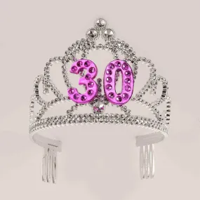 Plastic Tiara 30th