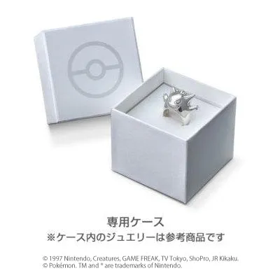 [[Pokémon]Glaceon & Pokéball necklace K18 white gold