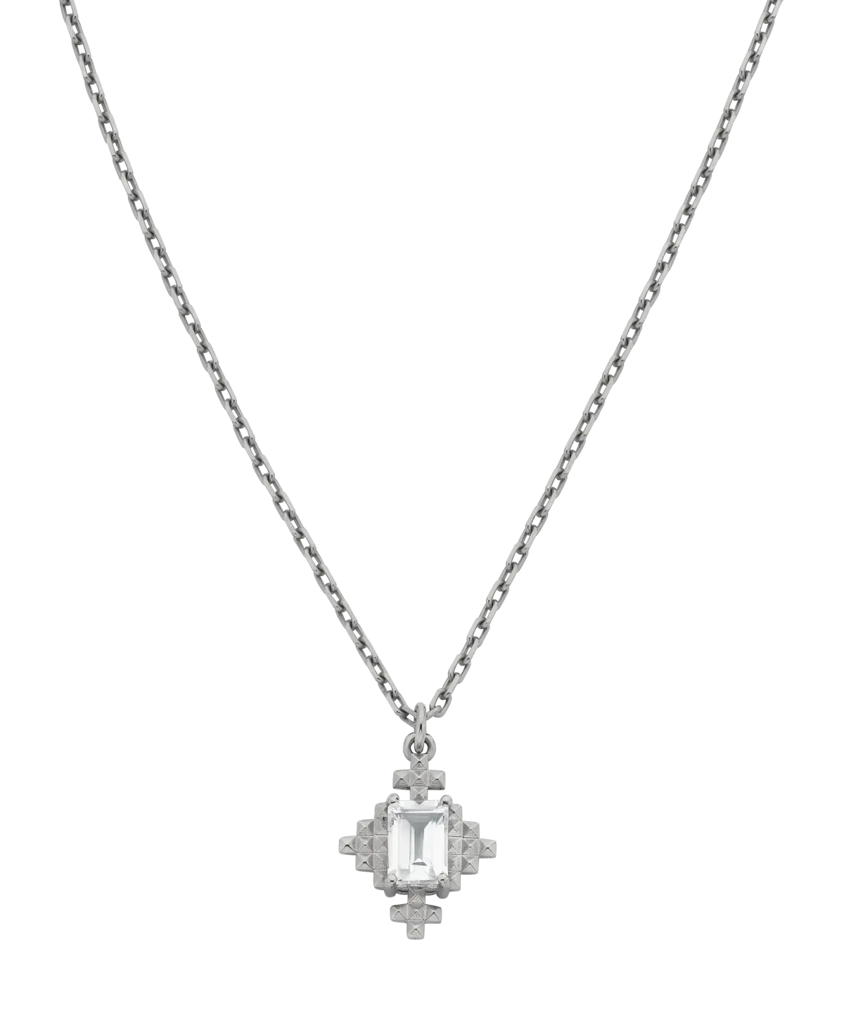 Reya Necklace | Sterling Silver | White Topaz