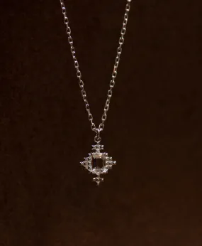 Reya Necklace | Sterling Silver | White Topaz