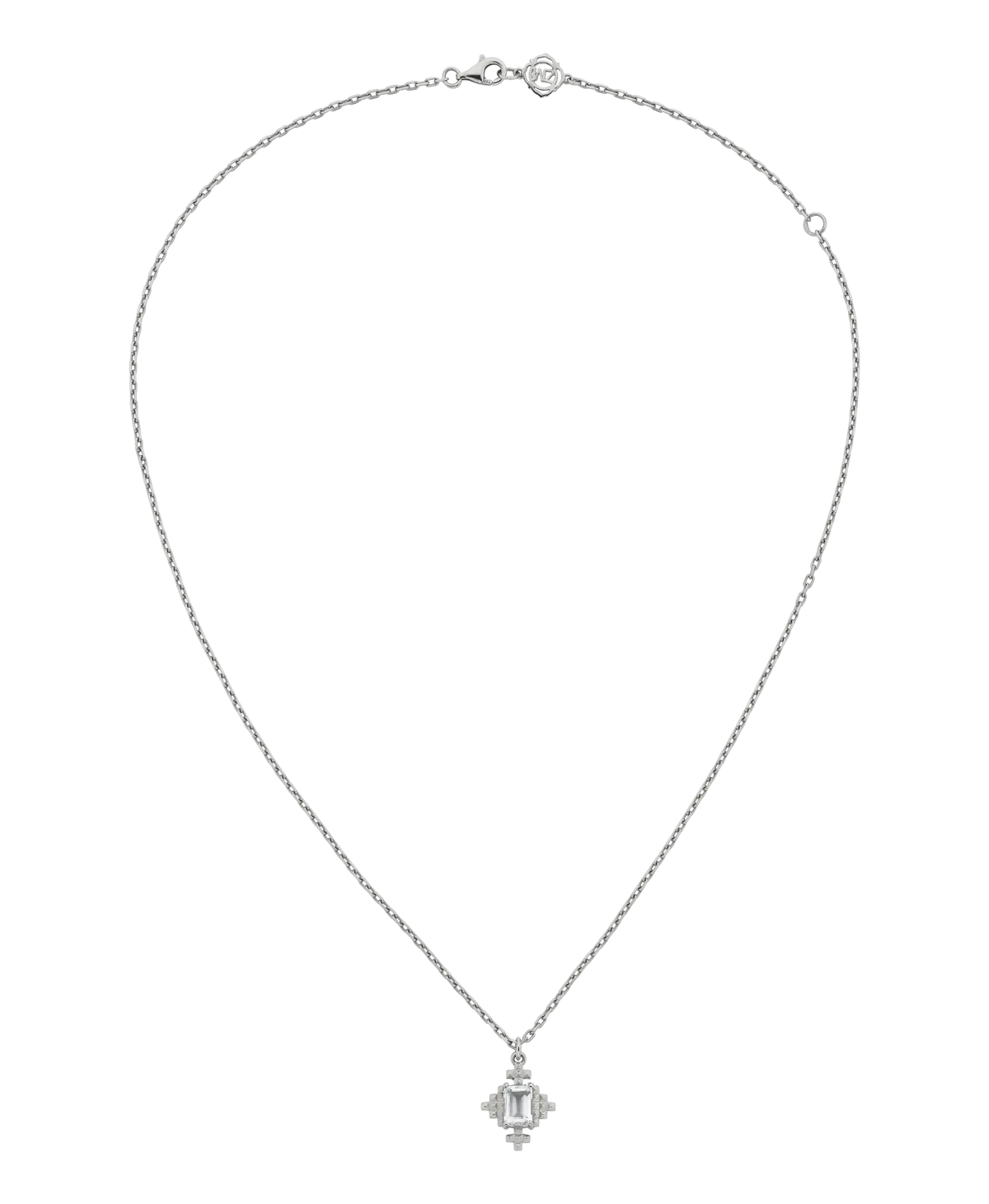 Reya Necklace | Sterling Silver | White Topaz