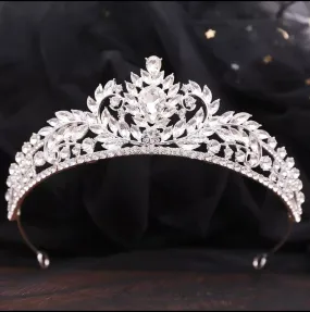 Royal Laurels Crystal Tiara