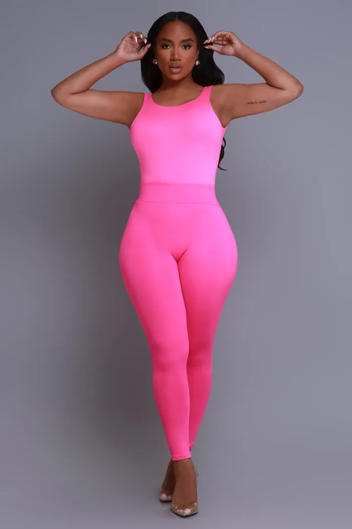 Second Skin Sculpting High Rise Leggings - Fuchsia