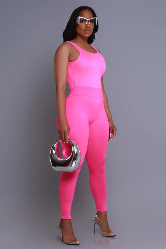 Second Skin Sculpting High Rise Leggings - Fuchsia
