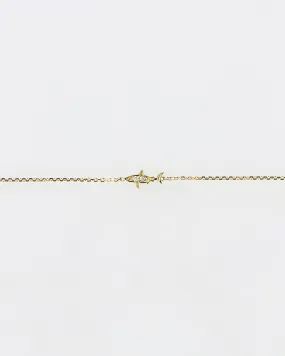 Shark Diamond Soldered Bracelet