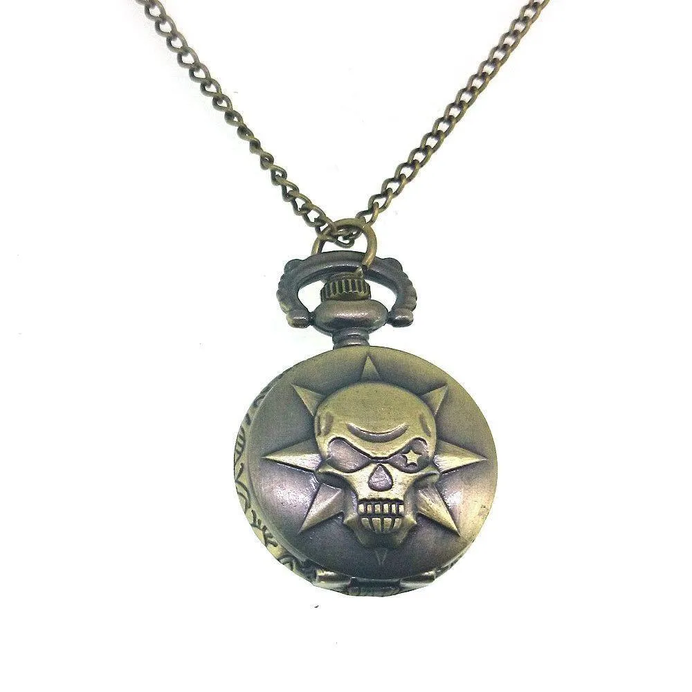 Skull Pocket Watch Pendant