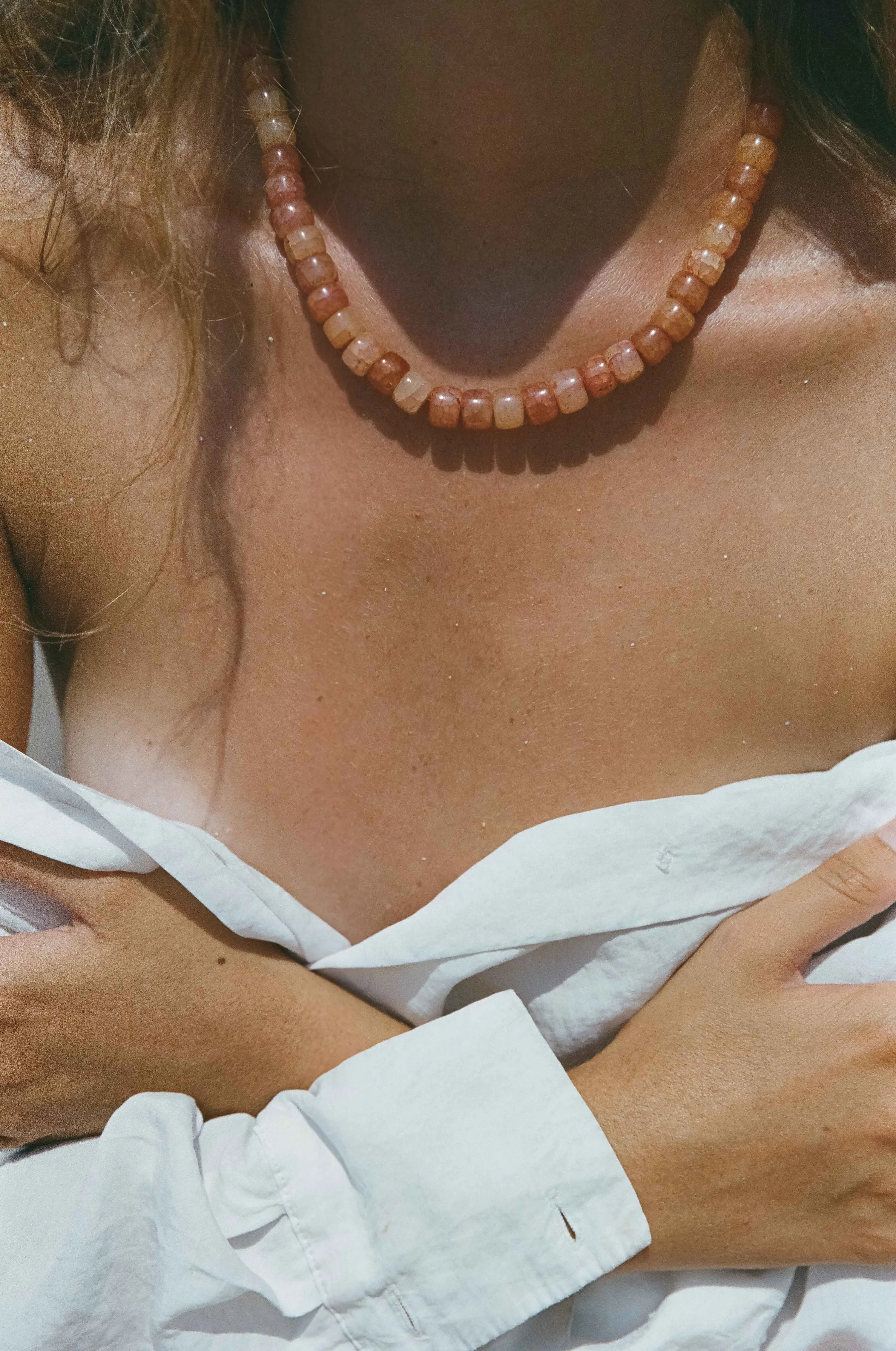 Terracotta Cosmic Necklace